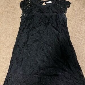 Altar'd State Black Lace Dress
